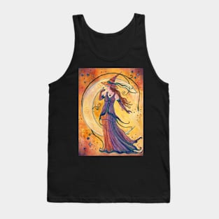 Whimsical Witch art by Renee L Lavoie Tank Top